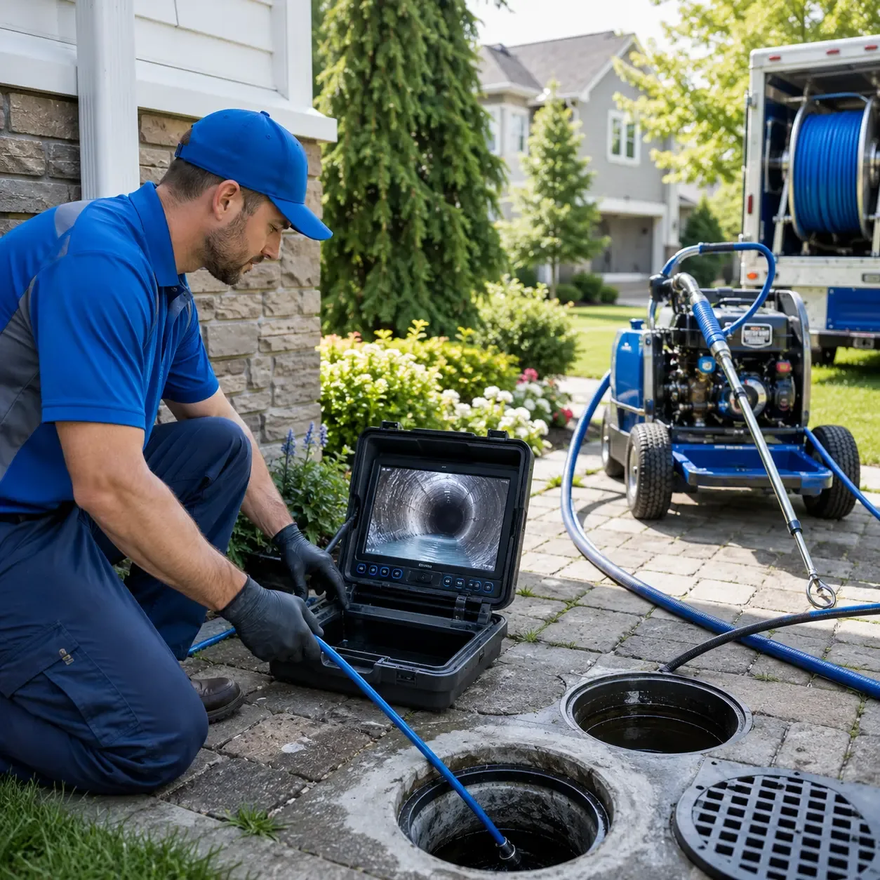 Outdoor drain cleaning professionals serving Canterbury, CT